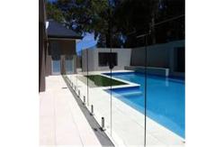 China Staircase SS Aluminum Glass Railing Handrails For Balcony Deck Wall Architectural supplier