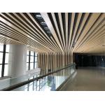 Suspended Aluminum U Baffle Ceiling Galvanized Steel 600x600mm