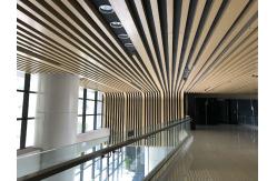 China Suspended Aluminum U Baffle Ceiling Galvanized Steel 600x600mm supplier
