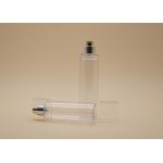 Easy Refill Plastic Fragrance Bottles Silver Collar White Nozzle Customized