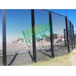 358 Anti Climb Security Fence Black Powder Coated Clear View for sale