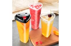 China BPA Free Disposable Bubble Tea Cups 32oz Pp Plastic Coffee Cup supplier