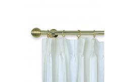 China Multi Layer Ball Finial Pipe Curtain Rods Custom Anti Copper supplier