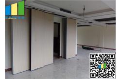 China Movable Exhibition Partition Walls Sliding Folding Made By Melamine supplier