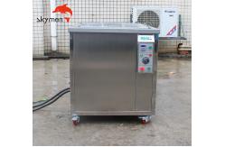 China Customizable Industrial Ultrasonic Cleaning Machine With SUS 304 Basket / 1-99 Hour Timer supplier