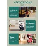 Customize Android Portable Digital Display Screens , Portable LCD Display Ultra Thin