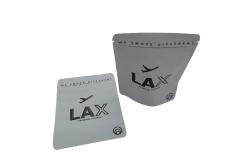 China Clear ziplockk Stand Up Packaging Pouch Three Side Seal Mylar Aluminum Foil Bag supplier