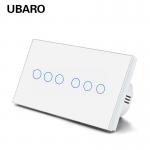 8 Gang Wifi Touch Switch Light Embedded Installation Touch Lamp Control Switch for sale