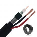 High Quality RG6/U 2C18AWG CM Common CCTV coaxial cable BC CCS conductor RG6 coaxial cable with power for sale