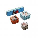 Diy Sublimation Leather Jewelry Box With Printable PET Sheet Personalised Photo Gifts for sale