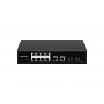 Full Gigabit 10/100/1000M PoE Fiber Switch Support PoE Af/At 240W Budget for sale