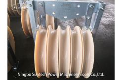 China 660mm MC Nylon Overhead Line Cable Conductor Stringing Blocks Pulley supplier