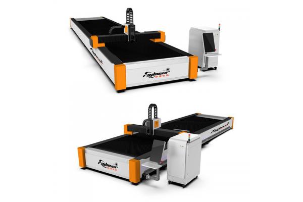 Raycus Laser Source Metal Fiber Laser Cutting Machine With ELECTRONICS Separated Cabinet Design