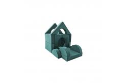 China Wrinkle-Resistant Foam Play Couch 14PCS Modular Foam Playroom Sofa supplier