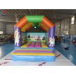 Commercial Inflatable Colorful Bounce House Unicorn Inflatable Jumping Castle for sale
