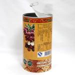 Eco-friendly Cylinder Full Opening Easy Open Lid Paper Composite Cans for Dried Fruits Nuts Coffee for sale