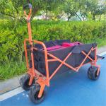 PU Wheel Picnic Multipurpose Outdoor Camping Garden Cart Trolley Foldable for sale