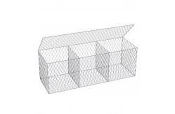 China Stone Filling 4*1*1m Pvc Coated Gabion Box Galvanized Woven Mesh supplier