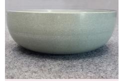 China Green Solid Sandstone Bowl Inside Outside Both Polished Diameter 20cm Height 7cm supplier