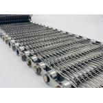 1m Wide Metal Balance Weave Wire Mesh Belt SS304 Stainless Steel for sale
