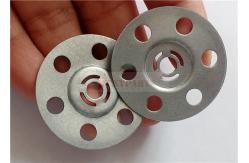 China 35mm Round Metal Insulation Discs Washers For Wall And Ceiling Fixings Plasterboard supplier