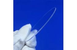 China High-purity Circular Ultra-clear Borosilicate Glass Plate supplier