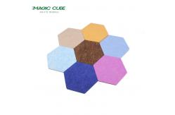 China Plain Rectangle Polyester Fiber Acoustic Panel With Straight Edge supplier