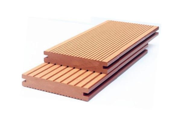 Teakwood Plastic Composite WPC Decking Panel Outdoor Floor Custom