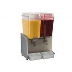 9L×2 Fruit Juice Hot or Cold Drink Dispenser with Heating System , Mixing , Spraying for sale
