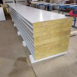Mechanism Purification Color Steel Insulation Rock Wool Sandwich Board for sale