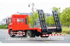 China Shacman 4x2 8ton Excavator Loader Loading Tow Wrecker Flatbed Cargo Truck supplier
