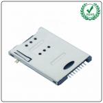 Smt Push Push 8pin Sim Card Connector , 6+2 Pin Type Sim Card Socket for sale
