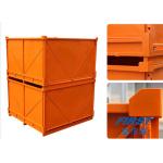 Warehouse 150KGS Capacity Steel Q235 Folding Pallet Box for sale