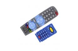 China Nontoxic pantone color Silicone Remote Control Keyboard supplier