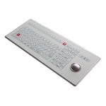 106 Keys Medical Membrane Switch Keyboard Trackball Front Panel Mounting for sale