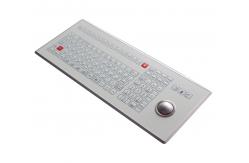 China 106 Keys Medical Membrane Switch Keyboard Trackball Front Panel Mounting supplier