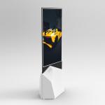 1.98cm Thickness Indoor Digital Signage With Dual Screen Aluminum Alloy Frame for sale