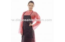 China Waterproof Single Use Nonwoven Apron For Protection Body supplier