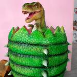 Animatronic Electric Realistic Dinosaur Egg Model Customized Sound for sale