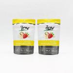 Smell Proof Printed Aluminum Foil Zipper Bag Soft Touch Mylar Stand Up Pouches for sale