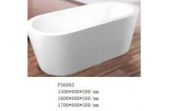 China Light Weight Durable Bathroom Freestanding Tub / Modern Deep Soaking Bathtub supplier