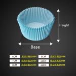 Anti Oil PE Lamination Wedding Cupcake Liners Offset Printing for sale