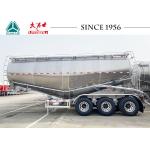 3 Axle Aluminum Alloy Dry Bulk Cement Trailer 30CBM To 60CBM for sale