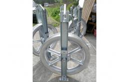China 822mm Wheels Sheaves Bundled Cable Pulling Pulley Stringing Block supplier