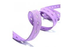 China Adjustable Buttonhole Elastic Webbing 20mm Elastic Strap With Button Holes supplier