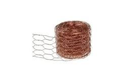 China 1.2m Width 2 Inches Hexagonal Woven Copper Wire Mesh Commercial Agricultrural Use supplier