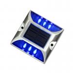 IP68 ASTM Embedded Aluminium Solar Road Stud White Yellow Red Blue Green for sale