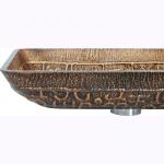 Large Rectangular Vessel Sinks Bathroom Hot Melt Hand Drawing
