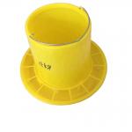 6KG 10KG 15KG Poultry Bucket Feeder Chicken Feeding Line Parts PVC for sale