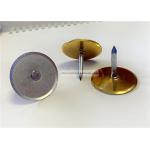 Galvanized Steel Cuphead Weld Pins Used In Capacitor Discharge Stud Welding Processes For Metal Ductwork Insulation